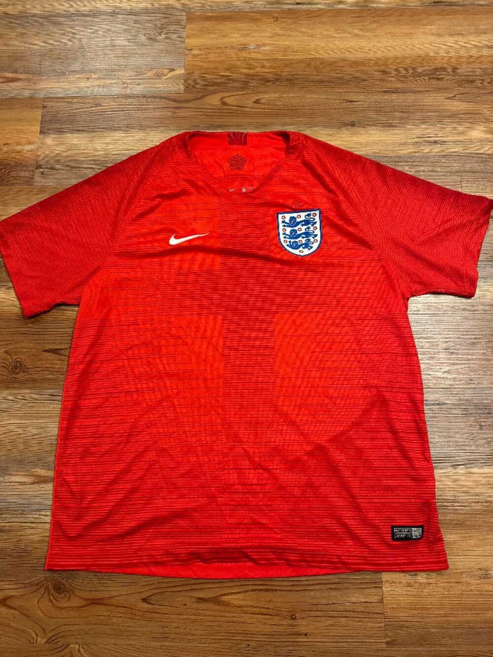 Nike England National Team Soccer Jersey Red Dri-Fit XL Authentic 2018